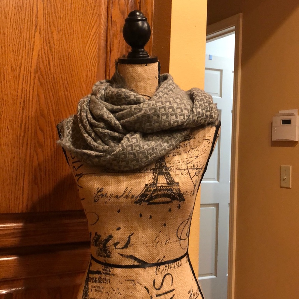 Grey infinity scarf from BP